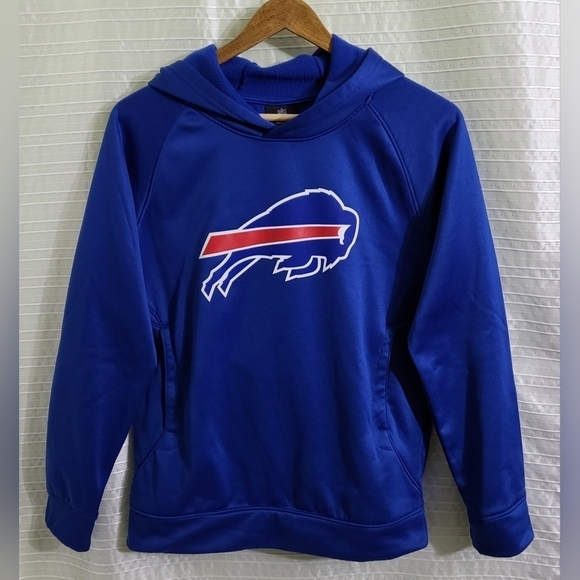 NFL Buffalo Bills Soft Shell Style Hoodie Blue Girls L (or Women's XS/S) - Picture 1 of 6